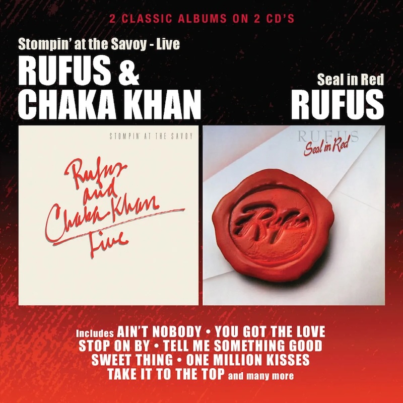 Rufus Chaka Khan - Stompin At The Savoy, Seal In Red : Honest Jon's Records